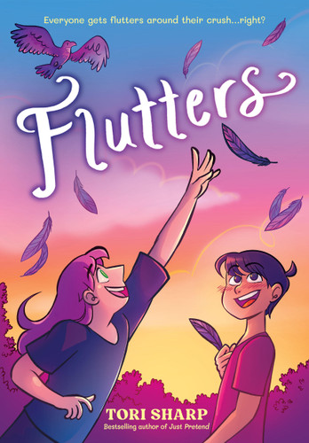 Flutters (A Graphic Novel) book cover by Tori Sharp
