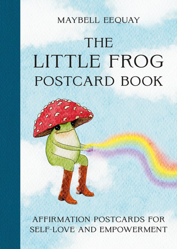 The Little Frog Postcard Book: Affirmation Postcards for Self-Love and Empowerment book cover by Maybell Eequay