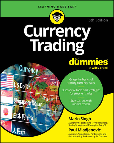 Currency Trading For Dummies book cover by Mario Singh, Paul Mladjenovic