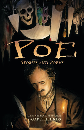 Poe: Stories and Poems: A Graphic Novel (A Haunting Visual Adaptation and Retelling of Edgar Allan Poe's Chilling Works - For Young Adults and Teens) book cover by Gareth Hinds