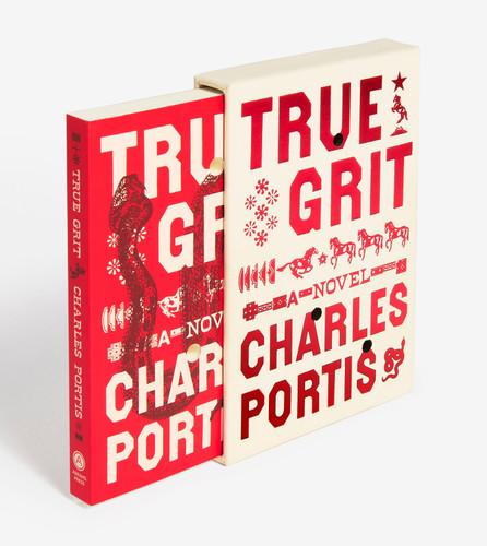 True Grit: A Novel (Deluxe Edition) book cover by Charles Portis