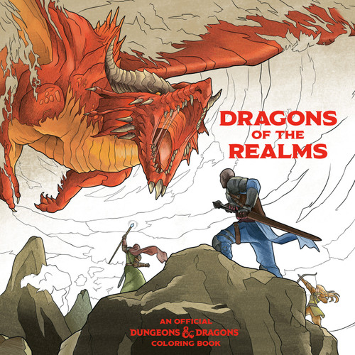 Dragons of the Realms (Dungeons & Dragons): An Official Dungeons & Dragons Coloring Book book cover by Official Dungeons & Dragons Licensed