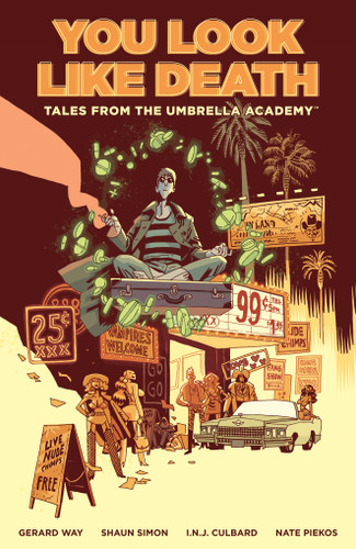 Tales from the Umbrella Academy: You Look Like Death Volume 1 book cover by Gerard Way, Shaun Simon