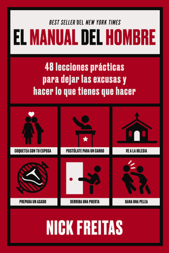 El manual del hombre: 48 lecciones prácticas para dejar las excusas y hacer lo que tienes que hacer book cover by Nick Freitas