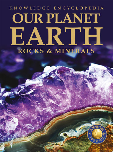 Our Planet Earth - Rock & Minerals : Knowledge Encyclopedia for Children book cover by Wonder House Books