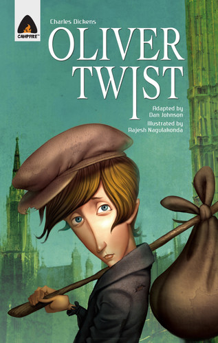 Oliver Twist: The Graphic Novel (Campfire Graphic Novels) book cover by Charles Dickens
