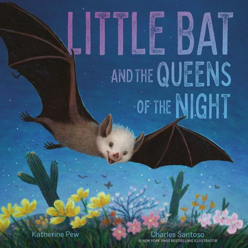 Little Bat and the Queens of the Night book cover by Katherine Pew
