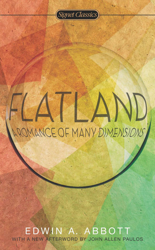 Flatland: A Romance of Many Dimensions book cover by Edwin A. Abbott