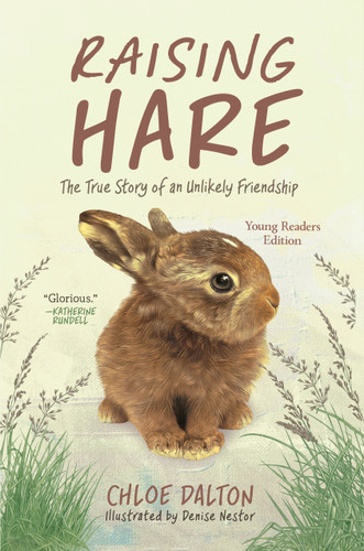 Raising Hare (Young Readers Edition): The True Story of an Unlikely Friendship book cover by Chloe Dalton