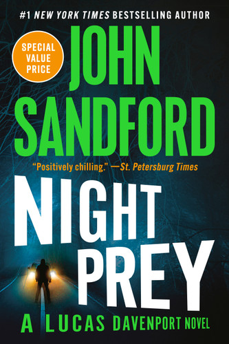 Night Prey (A Prey Novel) book cover by John Sandford