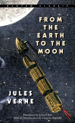 From the Earth to the Moon (Extraordinary Voyages) book cover by Jules Verne