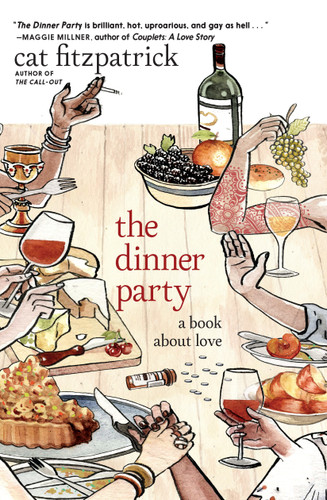 The Dinner Party: a book about love book cover by Cat Fitzpatrick