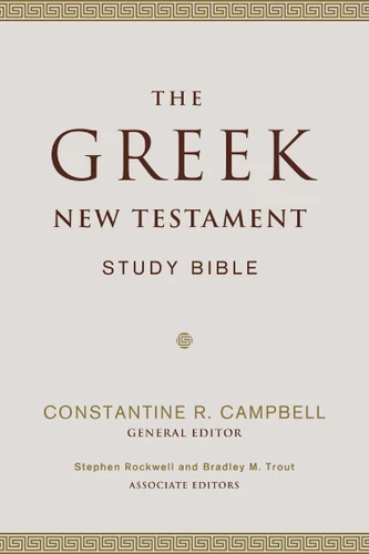 The Greek New Testament Study Bible book cover by Zondervan