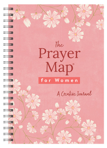 The Prayer Map® for Women [Cherry Wildflowers]: A Creative Journal (Faith Maps) book cover by Compiled by Barbour Staff