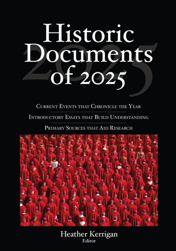 Historic Documents of 2025 book cover by 