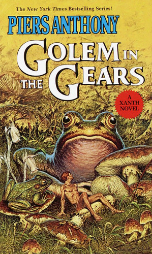 Golem in the Gears (Xanth) book cover by Piers Anthony