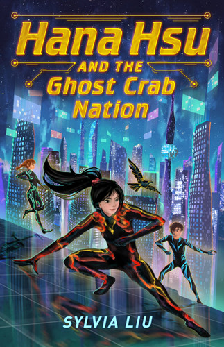 Hana Hsu and the Ghost Crab Nation book cover by Sylvia Liu