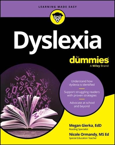 Dyslexia For Dummies book cover by Megan Gierka, Nicole Ormandy
