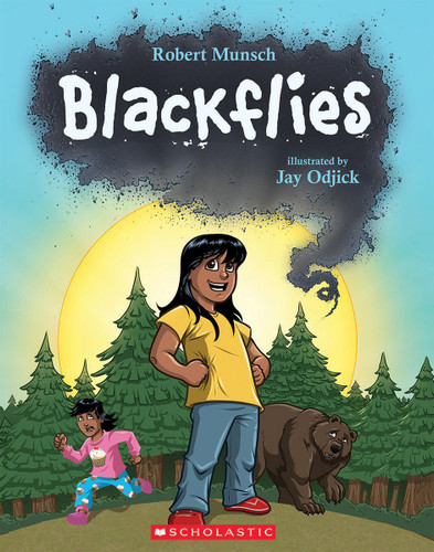 Blackflies book cover by Robert Munsch
