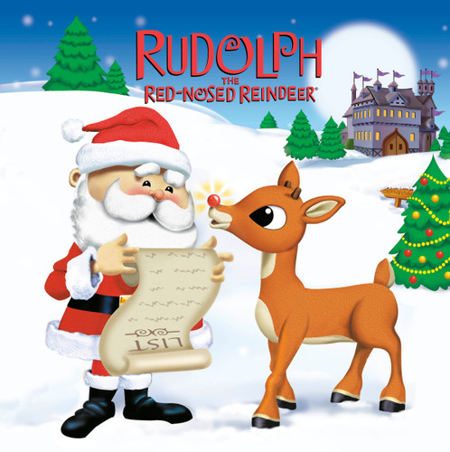 Rudolph the Red-Nosed Reindeer book cover by Dennis R. Shealy