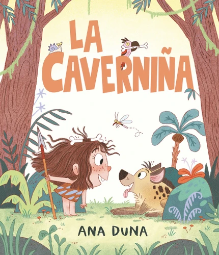 Cave girl (coedición. título en español pendiente) / Cave girl book cover by Ana Duna
