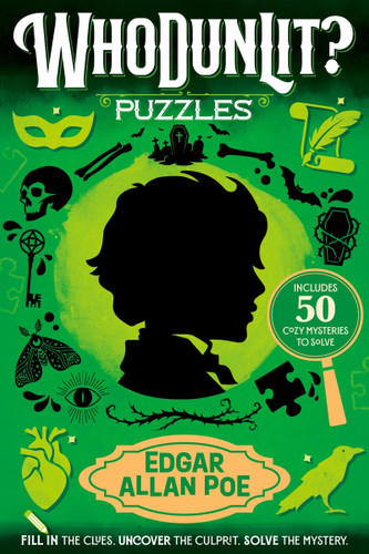 WhoDunLit?: Edgar Allan Poe: 50 Cozy Mysteries to Solve: Fill In the Clues. Uncover the Culprit. Solve the Mystery. (WhoDunLit? #3) book cover by Maria S. Barbo