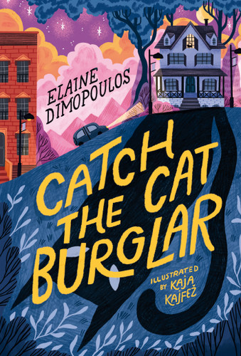 Catch the Cat Burglar book cover by Elaine Dimopoulos