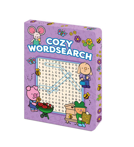 Cozy Wordsearch book cover by Eric Saunders