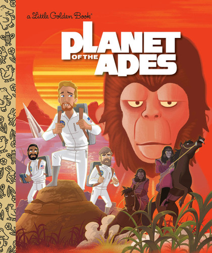 Planet of the Apes (20th Century Studios) (Little Golden Book) book cover by 
