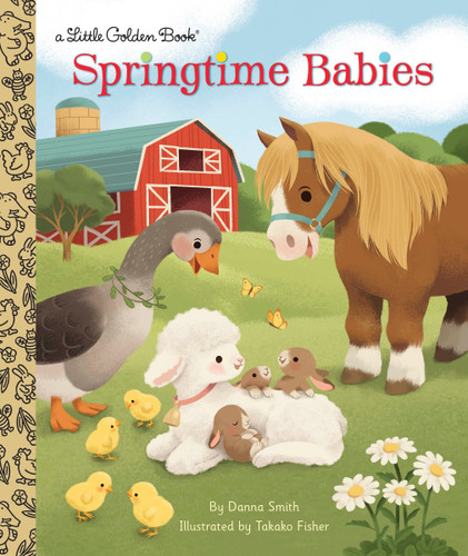 Springtime Babies (Little Golden Book) book cover by Danna Smith