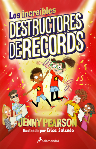 Los increíbles destructores de récords / The Incredible Record Smashers book cover by Jenny Pearson