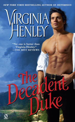 The Decadent Duke (The Peer of the Realm Trilogy) book cover by Virginia Henley