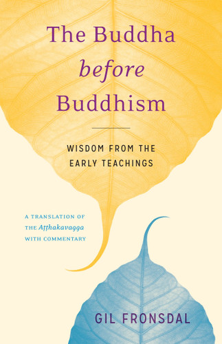 The Buddha before Buddhism: Wisdom from the Early Teachings book cover by Gil Fronsdal