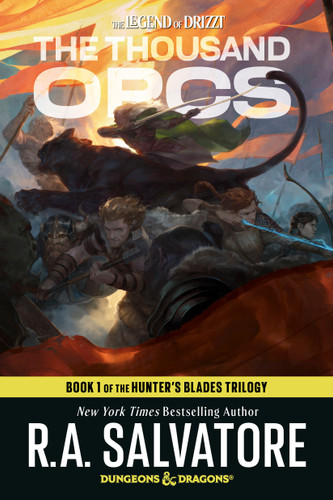 The Thousand Orcs: Dungeons & Dragons: Book 1 of the Hunter's Blades Trilogy (The Legend of Drizzt) book cover by R.A. Salvatore