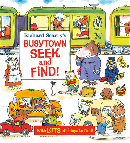 Richard Scarry's Busytown Seek and Find! book cover by Richard Scarry