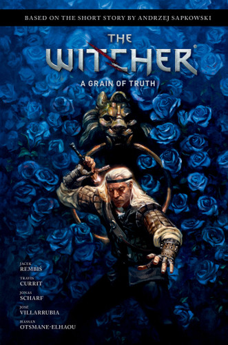 Andrzej Sapkowski's The Witcher: A Grain of Truth book cover by Jacek Rembis