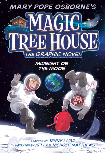 Midnight on the Moon Graphic Novel (Magic Tree House Graphic Novels) book cover by Mary Pope Osborne