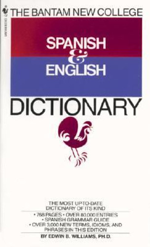 The Bantam New College Spanish and English Dictionary Cover