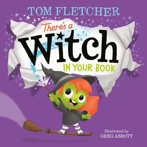 There's a Witch in Your Book: An Interactive Book For Kids and Toddlers (Who's In Your Book?) book cover by Tom Fletcher