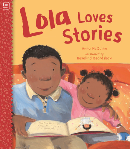 Lola Loves Stories (Lola Reads) book cover by Anna McQuinn
