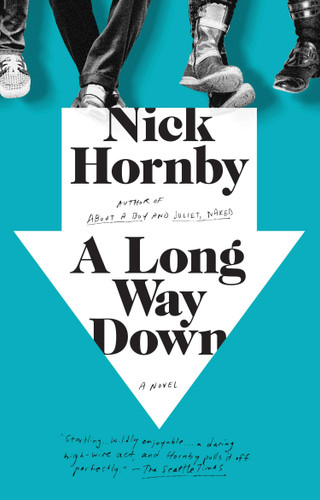 A Long Way Down book cover by Nick Hornby