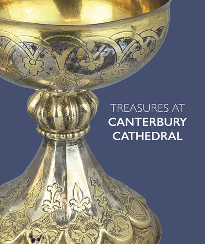Treasures at Canterbury Cathedral book cover by Sarah Turner