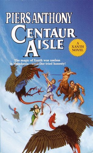 Centaur Aisle (Xanth) book cover by Piers Anthony