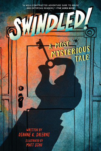 Swindled: A Most Mysterious Tale book cover by Dianne K. Salerni