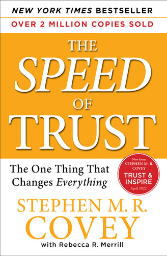 The SPEED of Trust: The One Thing That Changes Everything book cover by Stephen M.R. Covey