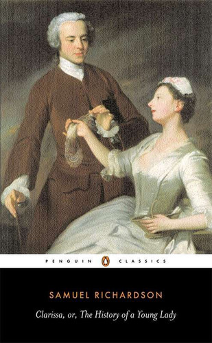 Clarissa, or The History of a Young Lady book cover by Samuel Richardson