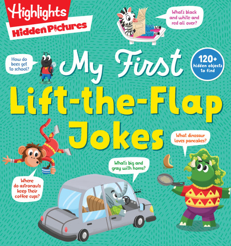 Hidden Pictures My First Lift-the-Flap Jokes: A Lift-the-Flap Joke Book for Beginning Readers, Interactive Kids Joke Book with Hidden Pictures Puzzles and Kid-Friendly Humor (Highlights Joke Books) book cover by 