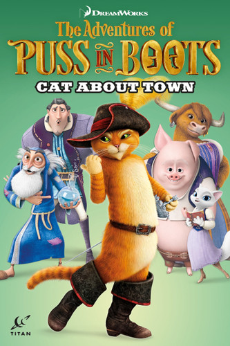 Puss in Boots: Cat About Town (Adventures of Puss in Boots) book cover by Max Davison, Chris Cooper