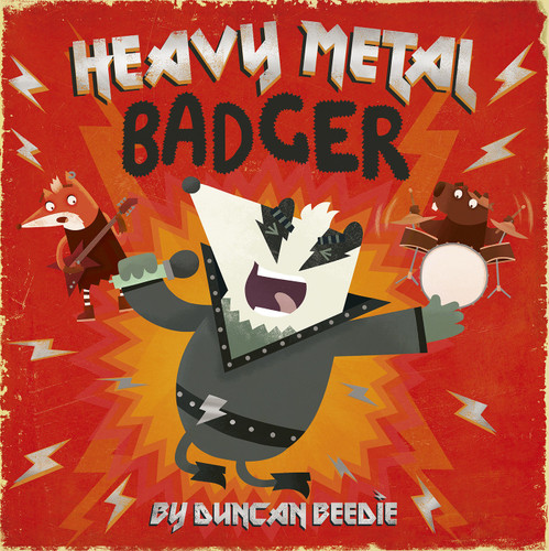 Heavy Metal Badger book cover by Duncan Beedie