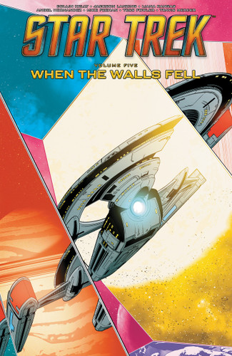 Star Trek, Vol. 5: When the Walls Fell book cover by Collin Kelly, Jackson Lanzing